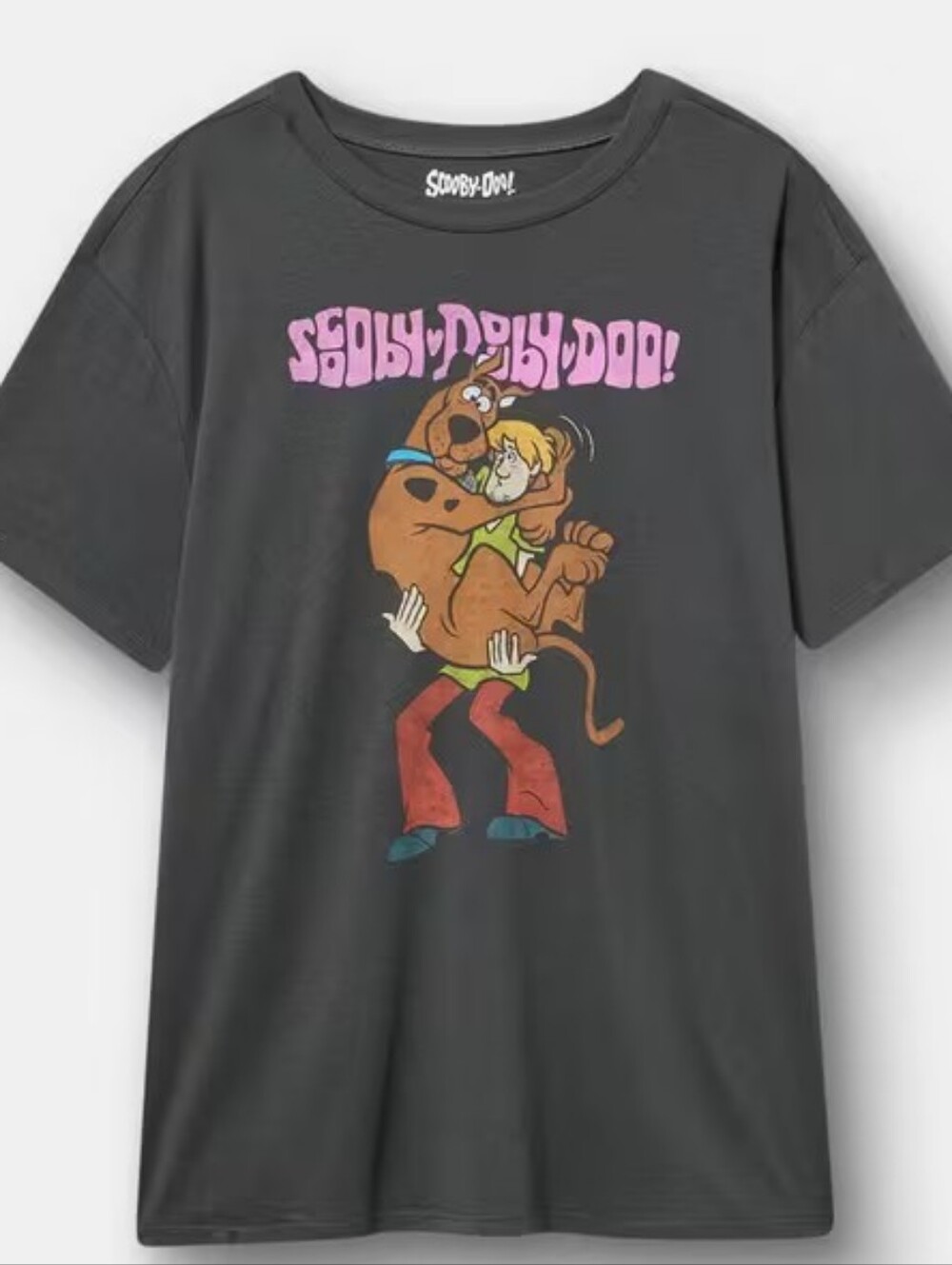 NWT 2X Torrid Charcoal Scooby-Doo Graphic Tee Relaxed Fit